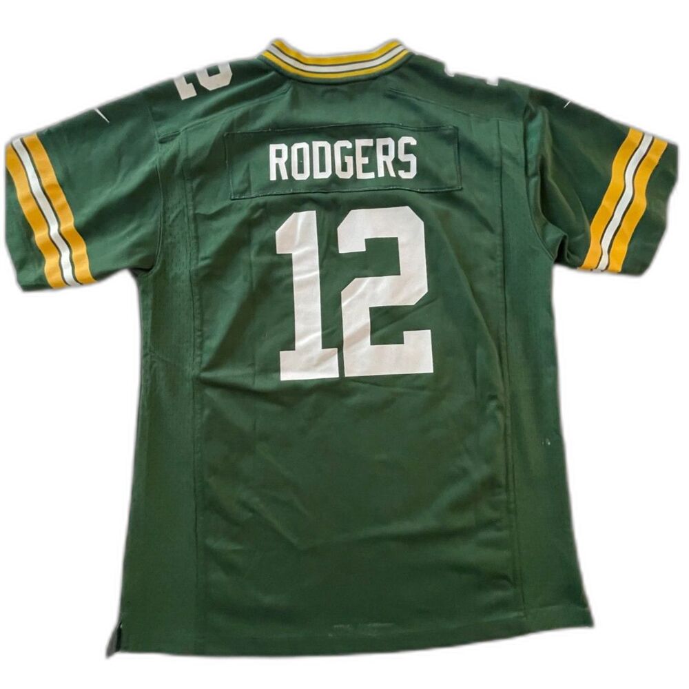 Youth Fanatics Pro Line Aaron Rodgers #12 Green Bay Packers NFL Jersey XL 18/20